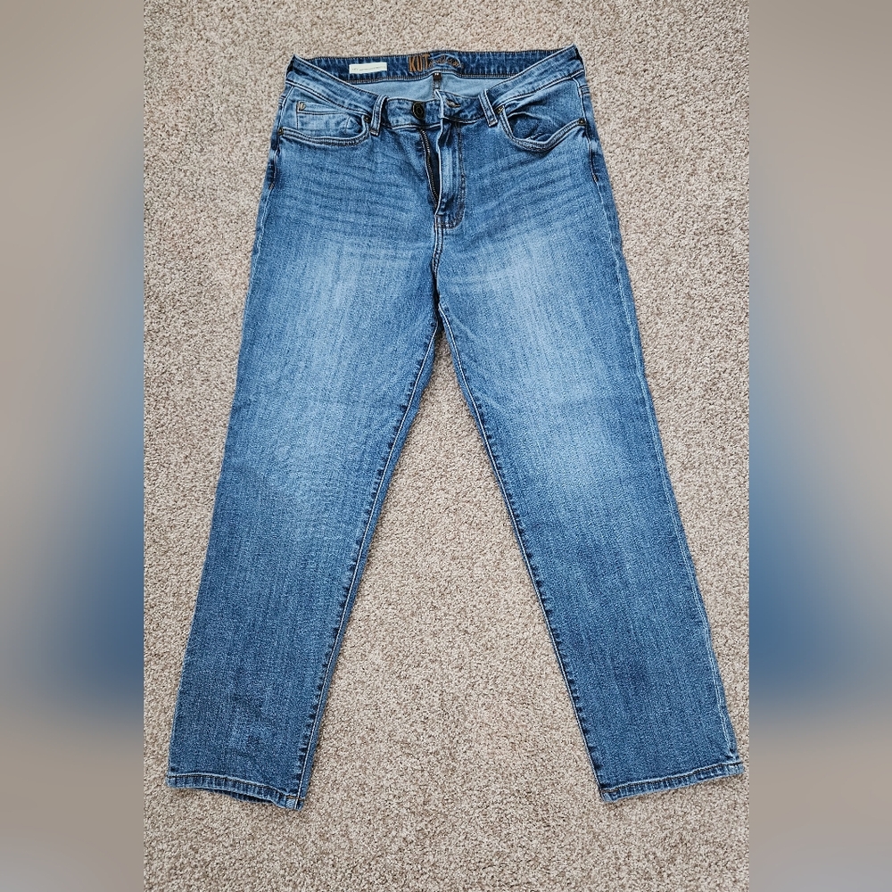 Kut from the Kloth Katy High Rise Straight Leg Ankle Crop Jeans, Size 10